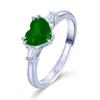 Simple Style Copper Heart Diamond Artificial Gemstones Women'S sku image 2