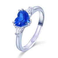 Simple Style Copper Heart Diamond Artificial Gemstones Women'S sku image 3
