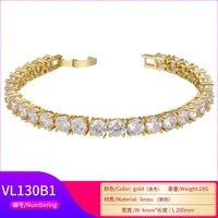 Geometric Fashion Artificial Gemstones Copper Bracelets Wholesale main image 5