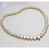 Heart Fashion Copper Necklace Wholesale main image 3
