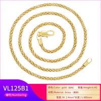 Geometric Fashion Copper Necklace Wholesale main image 5