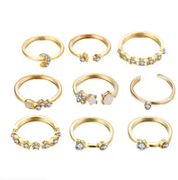 Simple Style Geometric Alloy Plating Rhinestones Women's main image 2