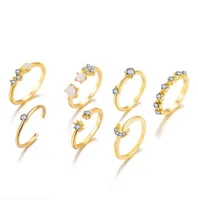 Simple Style Geometric Alloy Plating Rhinestones Women's main image 4