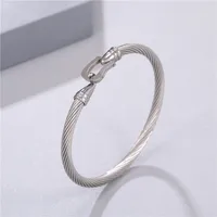 Geometric Simple Style Titanium Steel No Inlaid In Bulk main image 3