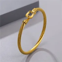 Geometric Simple Style Titanium Steel No Inlaid In Bulk sku image 1