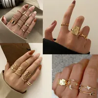 New Simple Twist Ring Set main image 1
