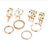 New Simple Twist Ring Set sku image 6