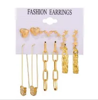 Geometric Vintage Style Artificial Pearl Alloy Artificial Pearls Earrings sku image 17