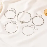 Geometric Fashion Artificial Gemstones Alloy Bracelets Wholesale main image 4