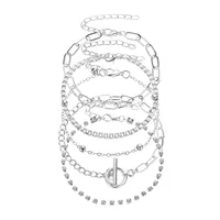 Geometric Fashion Artificial Gemstones Alloy Bracelets Wholesale main image 5