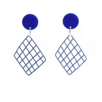 Le Pied Mode Arylique Pas D'Incrustation Des Boucles D'Oreilles main image 4