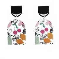 Le Pied Mode Arylique Pas D'Incrustation Des Boucles D'Oreilles main image 5