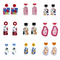 Foot Fashion Arylic No Inlaid Earrings main image 1