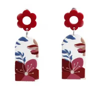 Foot Fashion Arylic No Inlaid Earrings sku image 1