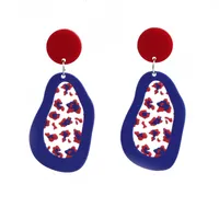 Foot Fashion Arylic No Inlaid Earrings sku image 3