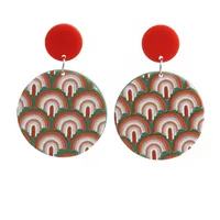 Foot Fashion Arylic No Inlaid Earrings sku image 10