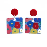 Foot Fashion Arylic No Inlaid Earrings sku image 11