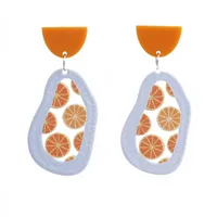 Foot Fashion Arylic No Inlaid Earrings sku image 12