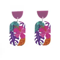 Foot Fashion Arylic No Inlaid Earrings sku image 2