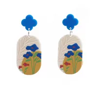 Foot Fashion Arylic No Inlaid Earrings sku image 11