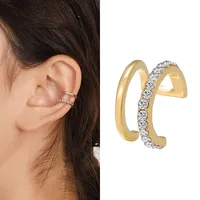 U Shape Fashion Alloy Rhinestones Earrings sku image 2