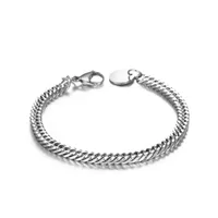 Geometric No Inlaid 304 Stainless Steel Bracelets Wholesale main image 1