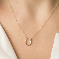 U Shape 304 Stainless Steel Necklace Wholesale main image 2