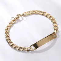 Geometric Fashion 304 Stainless Steel No Inlaid Bracelets In Bulk main image 2