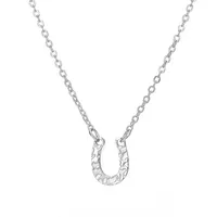 U Shape 304 Stainless Steel Necklace Wholesale sku image 1