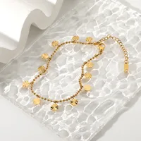 Simple Style 304 Stainless Steel Anklet In Bulk main image 4