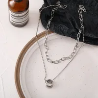 Geometric Fashion Alloy Pendant Necklace Wholesale main image 3
