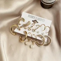 Novelty Plating Alloy Artificial Pearls Earrings main image 2