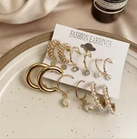 Novelty Plating Alloy Artificial Pearls Earrings main image 4