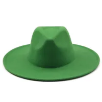 Retro Brim Big Brim Autumn And Winter Wool Top Hat main image 5