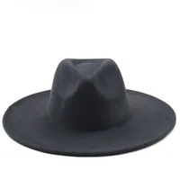 Retro Brim Big Brim Autumn And Winter Wool Top Hat sku image 8