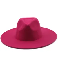 Retro Brim Big Brim Autumn And Winter Wool Top Hat sku image 10