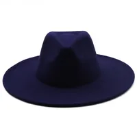 Retro Brim Big Brim Autumn And Winter Wool Top Hat sku image 13