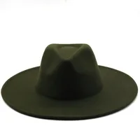 Retro Brim Big Brim Autumn And Winter Wool Top Hat sku image 16