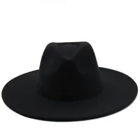 Retro Brim Big Brim Autumn And Winter Wool Top Hat sku image 17