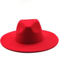 Retro Brim Big Brim Autumn And Winter Wool Top Hat sku image 18