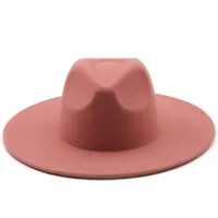 Retro Brim Big Brim Autumn And Winter Wool Top Hat sku image 22