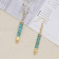 Flower Beaded No Inlaid Earrings main image 4