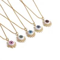 Devil'S Eye Fashion Copper Necklace Wholesale main image 1