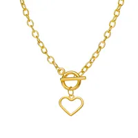 Heart Streetwear Alloy Pendant Necklace Wholesale main image 1