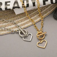 Heart Streetwear Alloy Pendant Necklace Wholesale main image 3
