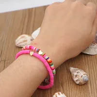 Bohemian Style Colored Soft  Heart Bracelet Wholesale main image 3