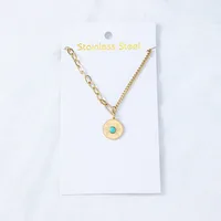Geometric Simple Style Stainless Steel Necklace Wholesale main image 4