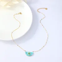Geometric Fashion Stainless Steel Necklace Wholesale main image 1
