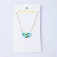 Geometric Fashion Stainless Steel Necklace Wholesale main image 4