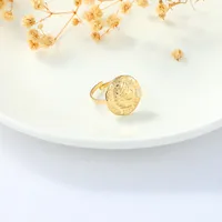 Moda Acero Inoxidable Retrato Sin Incrustaciones Mujeres main image 1